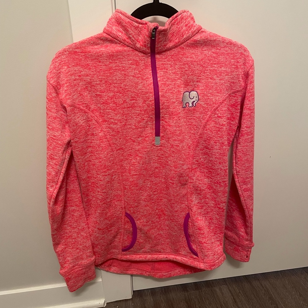 Ivory Ella Pink Quarterzip